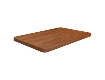 vidaXL Wastafelblad Massief Hout 60x40cm Donkerbruin - 81% Korting!