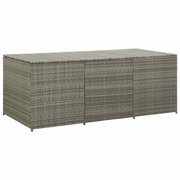 VidaXL Tuinbox Poly Rattan Grijs 180x90x70 cm - 40% Korting!