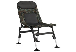 VidaXL Visstoel Camouflage - 46% Korting! Verstevigd, Inklapbaar & Modderpoten