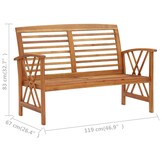 VidaXL Loungeset Acaciahout - 71% KORTING! Uniek & Vintage