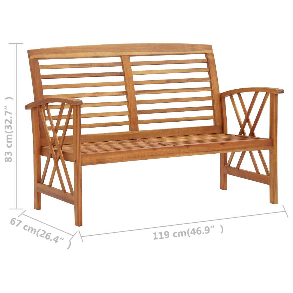 VidaXL Loungeset Acaciahout - 71% KORTING! Uniek & Vintage