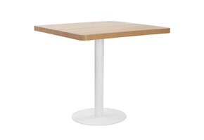 Bistrotafel 80x80 cm Lichtbruin - 55% Korting! Slechts 1 beschikbaar!