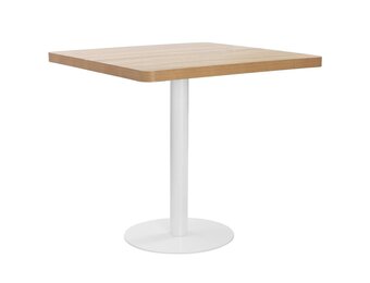 Bistrotafel 80x80 cm Lichtbruin - 55% Korting! Slechts 1 beschikbaar!