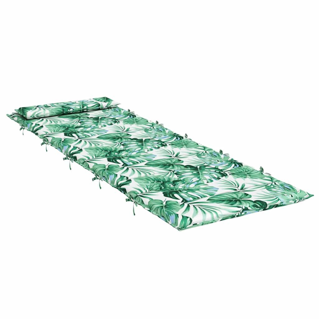VidaXL Ligbedkussen Bladpatroon 180x60x3cm - 42% Korting! Nieuw!