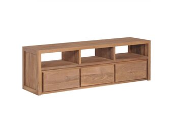 VidaXL Teakhout TV-meubel 120x30x40 cm | 46% Korting | Uniek & Gemonteerd