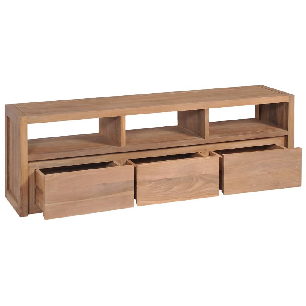 VidaXL Teakhout TV-meubel 120x30x40 cm | 46% Korting | Uniek & Gemonteerd