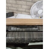 VidaXL Tuintafel Poly Rattan 100cm GRIJS - 55% Korting! - Licht Beschadigd