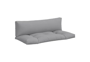 VidaXL Palletkussens Grijs (40% Korting) - Comfort & Stijl!