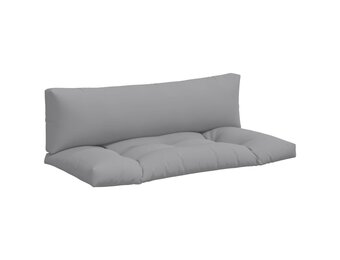 VidaXL Palletkussens Grijs (40% Korting) - Comfort & Stijl!