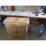 VidaXL Loungeset Poly Rattan Zwart - 55% Korting! Zo goed als nieuw!