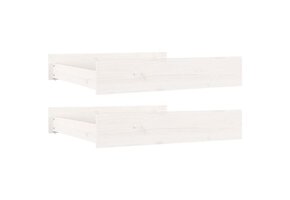 vidaXL Bedlades Massief Grenenhout Wit - 35% Korting - Ongebruikt!