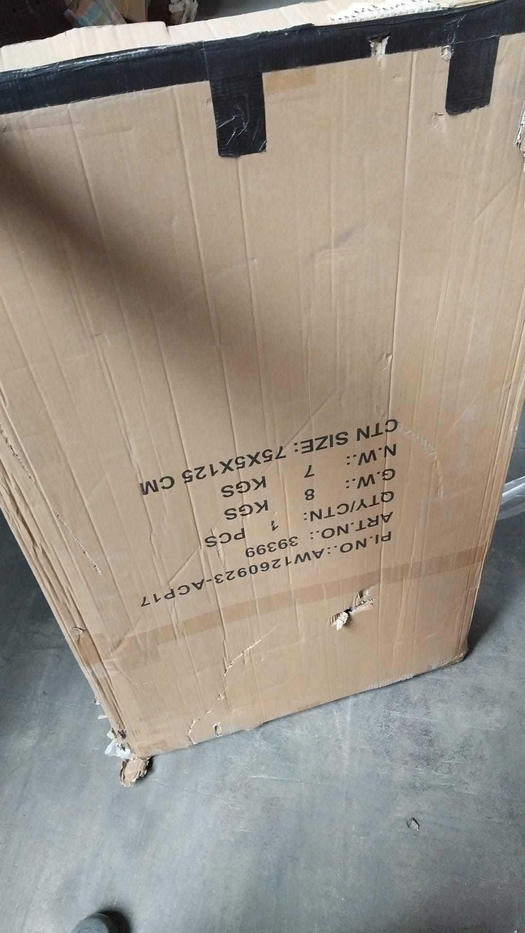 Traphek 72-86cm - verstelbaar - wit - 120cm hoog