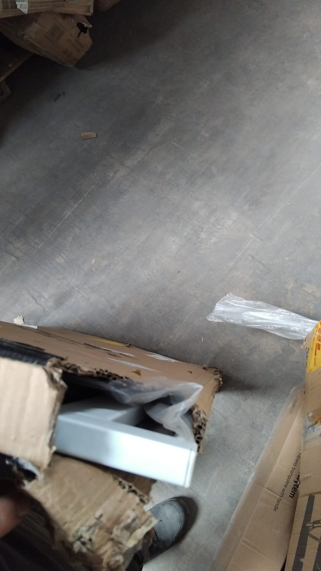 Traphek 72-86cm - verstelbaar - wit - 120cm hoog