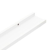 vidaXL Wandschappen 4 st 60x9x3 cm wit