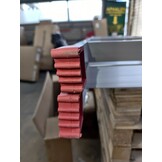 Huishoudtrap - ladder - 2x 4 treden - aluminium - 81 cm hoog