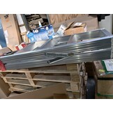 Huishoudtrap - ladder - 2x 4 treden - aluminium - 81 cm hoog