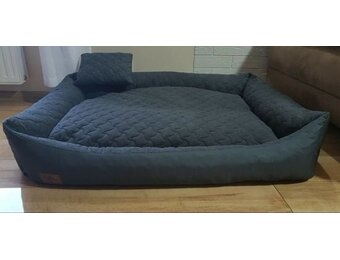 Hondenmand antraciet 120x90 cm - wasbaar hondenkussen - waterdicht hondenbed