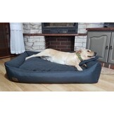 Hondenmand antraciet 120x90 cm - wasbaar hondenkussen - waterdicht hondenbed