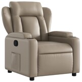 VidaXL Fauteuil Kunstleer Cappuccino - 40% Korting! Ideaal voor Ontspanning
