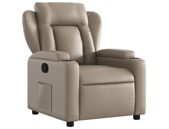 VidaXL Fauteuil Kunstleer Cappuccino - 40% Korting! Ideaal voor Ontspanning