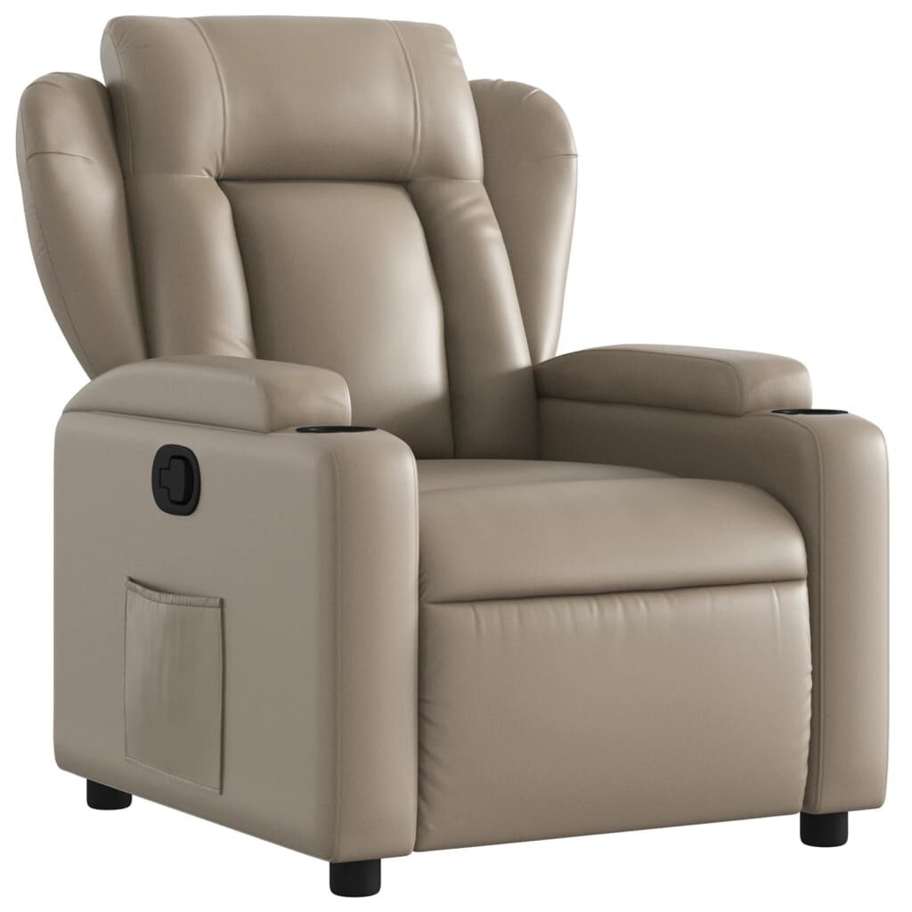 VidaXL Fauteuil Kunstleer Cappuccino - 40% Korting! Ideaal voor Ontspanning