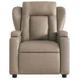 VidaXL Fauteuil Kunstleer Cappuccino - 40% Korting! Ideaal voor Ontspanning