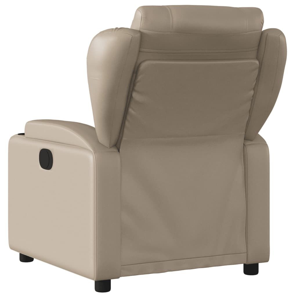 VidaXL Fauteuil Kunstleer Cappuccino - 40% Korting! Ideaal voor Ontspanning