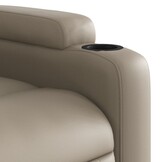 VidaXL Fauteuil Kunstleer Cappuccino - 40% Korting! Ideaal voor Ontspanning