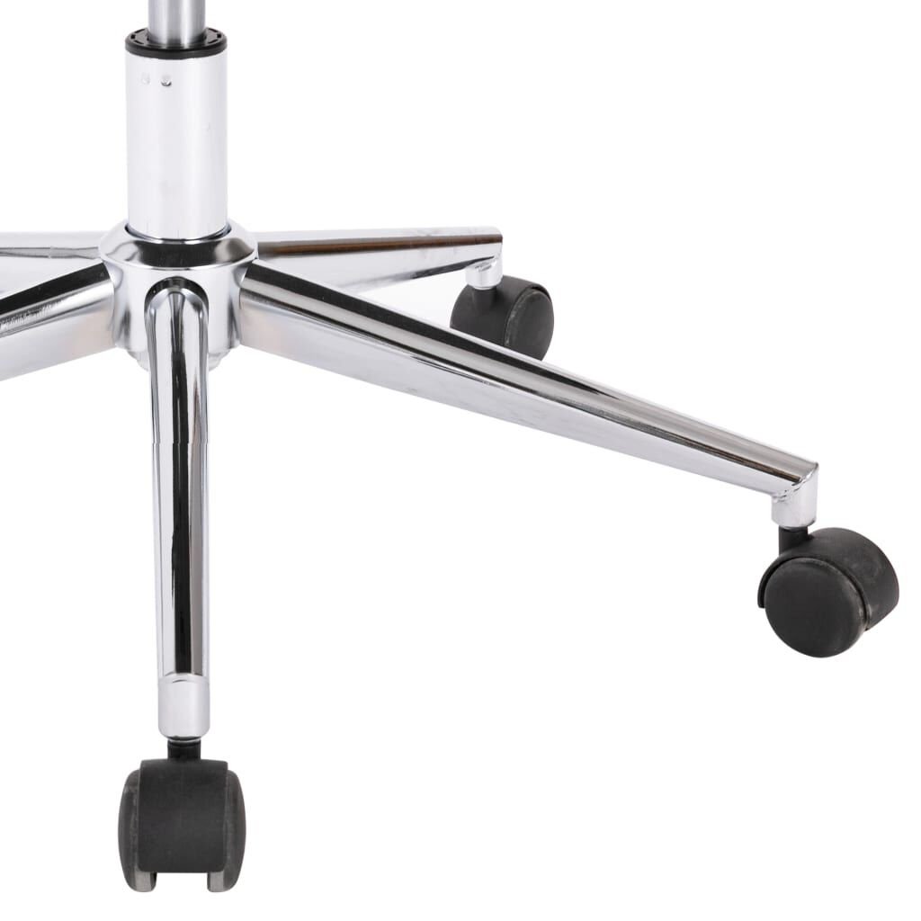 vidaXL Kantoorstoel draaibaar kunstleer wit