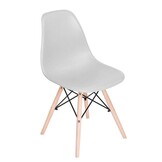 Keukentafel stoelen set - grijs - 4 delige set - keuken - huiskamer