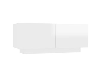 VidaXL TV-meubel 100cm Hoogglans Wit - 62% Korting!