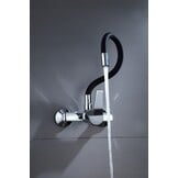 Zwarte Flexibele Keukenkraan - 60% Korting! Incl. Montage Set