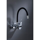 Zwarte Flexibele Keukenkraan - 60% Korting! Incl. Montage Set