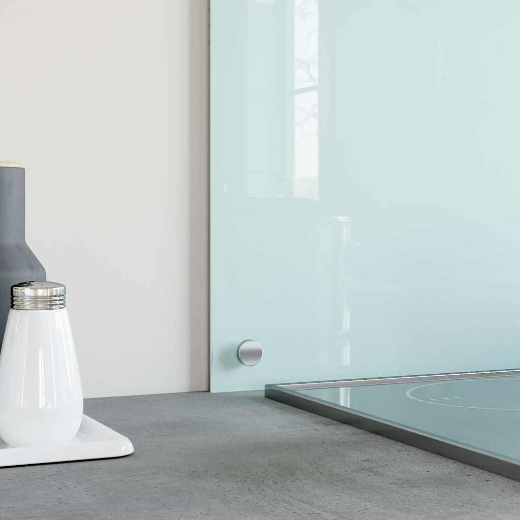 vidaXL Spatscherm keuken 70x40 cm gehard glas wit