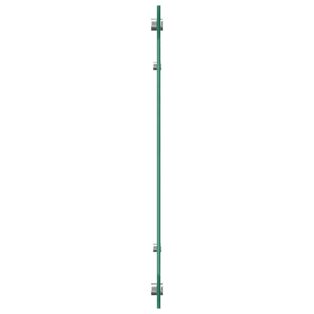 vidaXL Spatscherm keuken 70x40 cm gehard glas wit