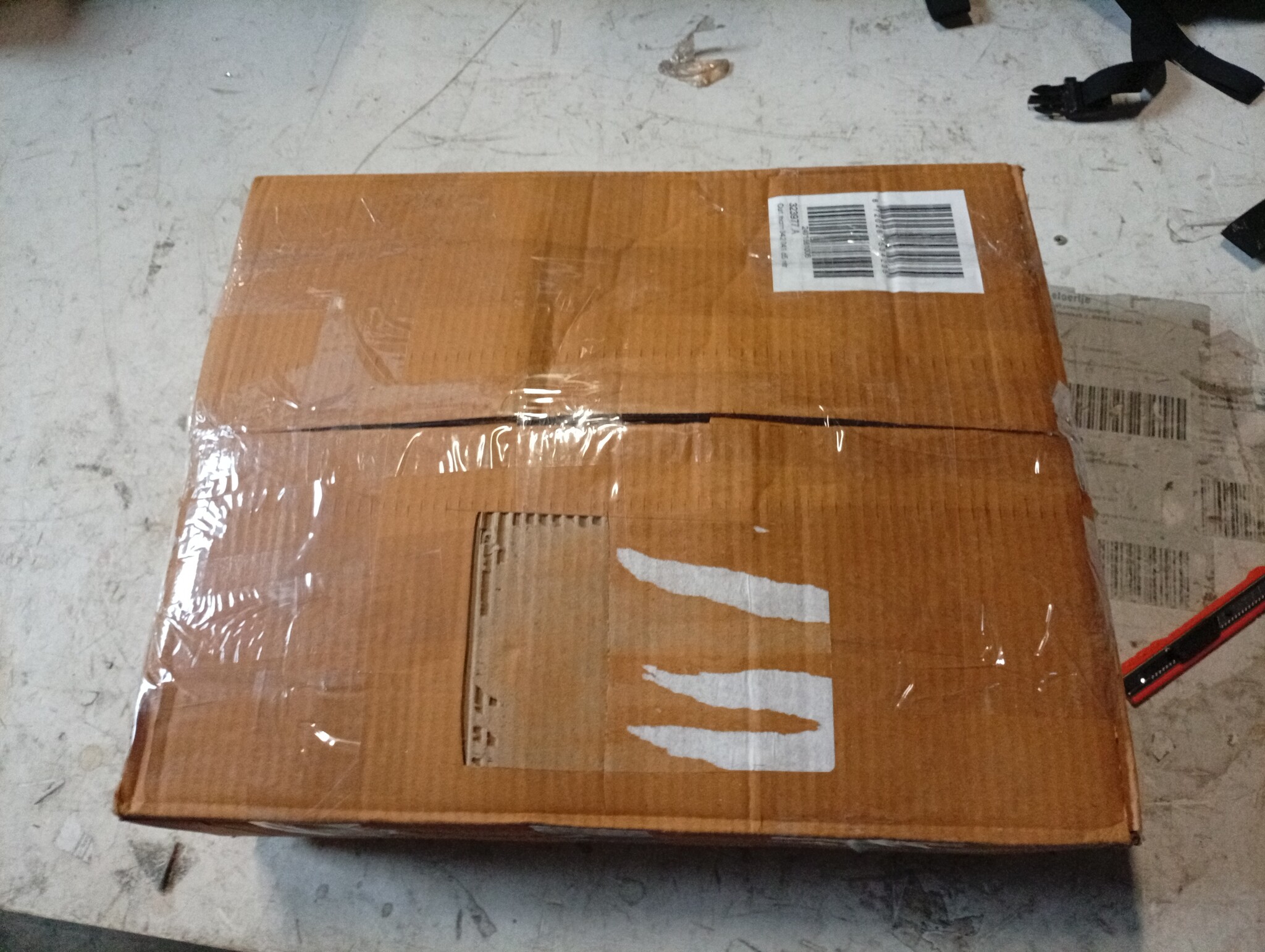 vidaXL Gordijn macramé 140x240 cm katoen