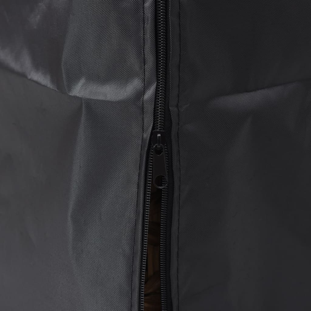 vidaXL Piramide Heaterhoes Zwart 58x58x228cm - 74% Korting!