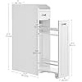 VASAGLE Slimme Badkamerkast - 55% Korting! - Compacte Opberger met Lades