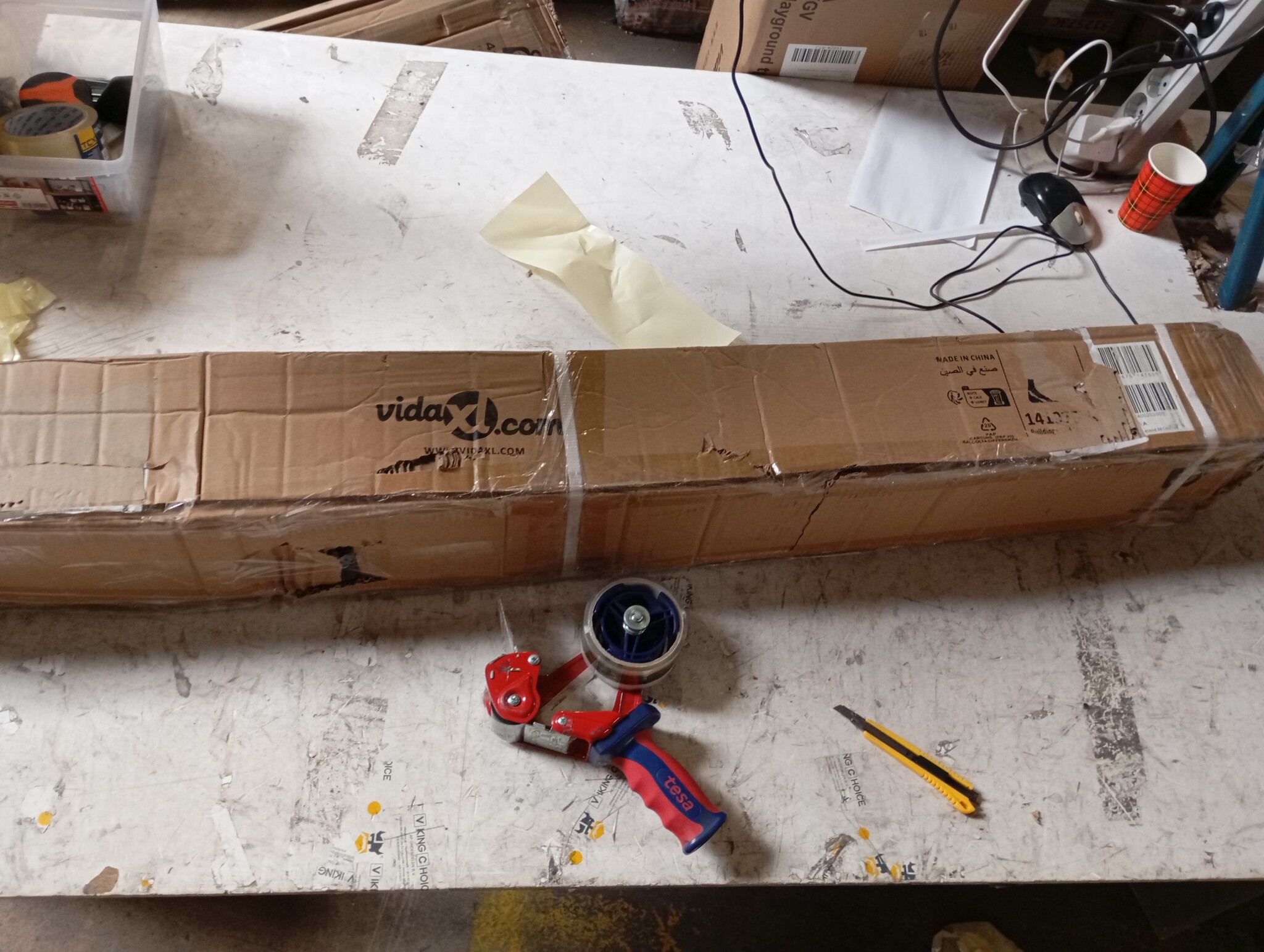 VidaXL Stempel 180 cm Rood | 67% Korting | Krassen