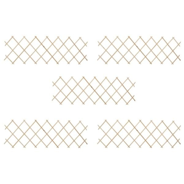 VidaXL Tuinlatwerk Vurenhout 180x60cm - 35% Korting! Nu 5 Stuks!