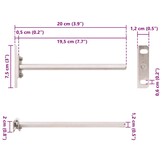 VidaXL Zwevende Plankdragers 12st - Onzichtbaar & Robuust - 35% Korting!