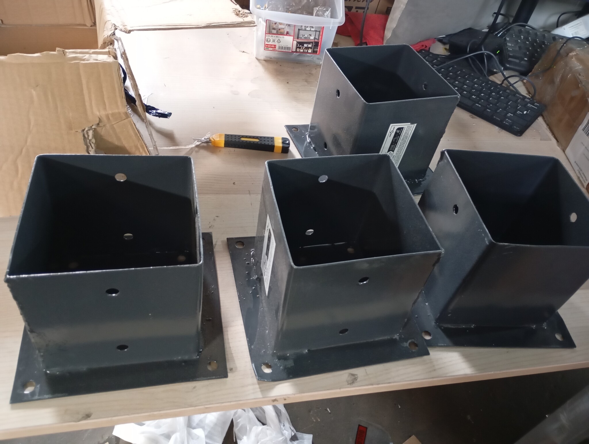 VidaXL Spokkels Antraciet (4 st.) - 67% Korting! - Licht beschadigd