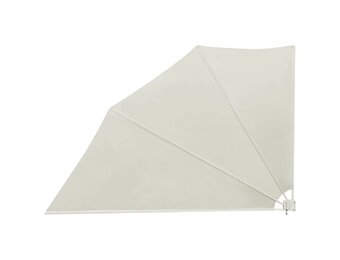 vidaXL Balkonscherm 160x240 cm Crème - Nu 51% Korting!