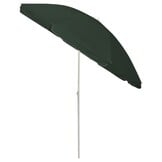 VidaXL Strandparasol 240cm Groen - Nu 56% Korting!