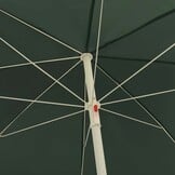 VidaXL Strandparasol 240cm Groen - Nu 56% Korting!
