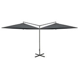 VidaXL Dubbele Parasol 600cm Antraciet - Nu 59% Korting!