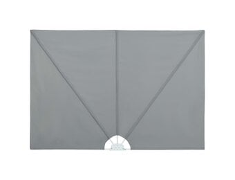 vidaXL Terrasscherm Inklapbaar Grijs 240x160 cm | 56% Korting!