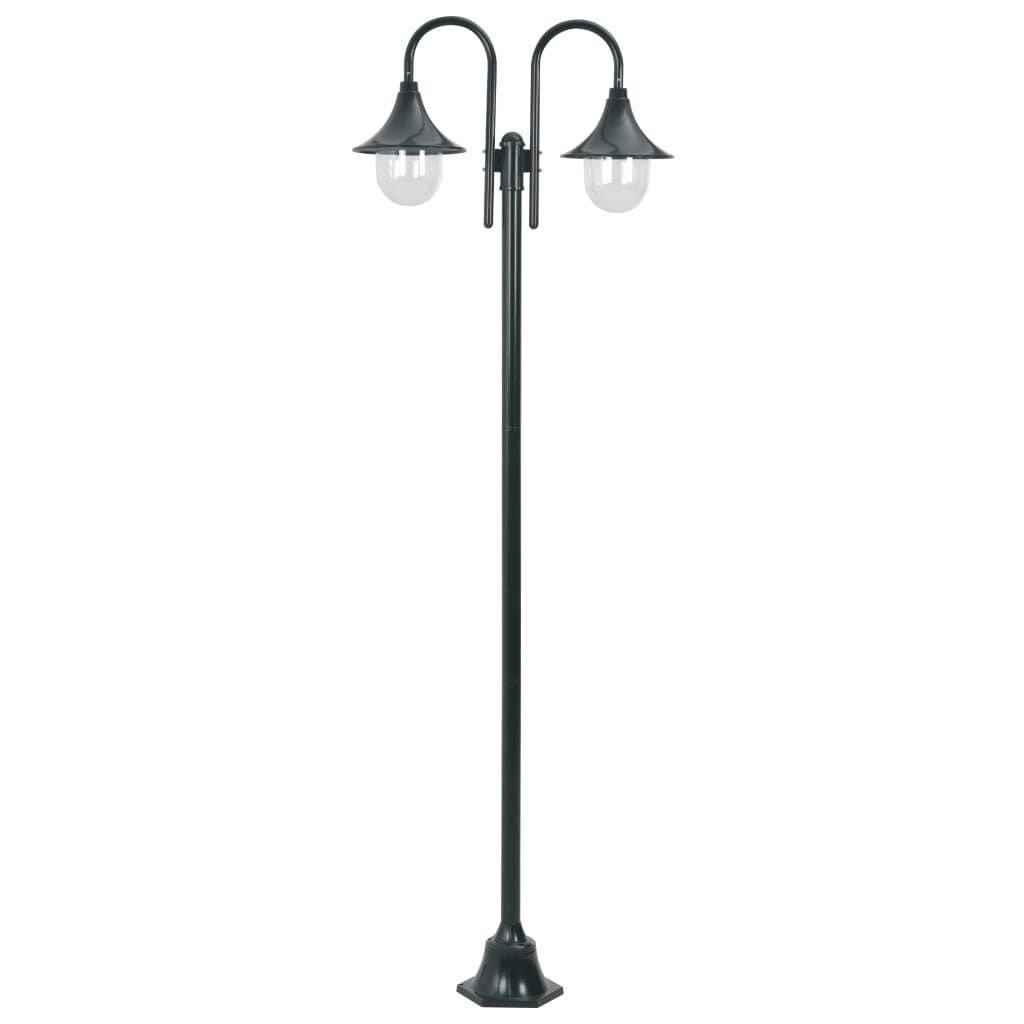 VidaXL Paalverlichting Tuin 220cm Donkergroen Aluminium - 61% Korting!
