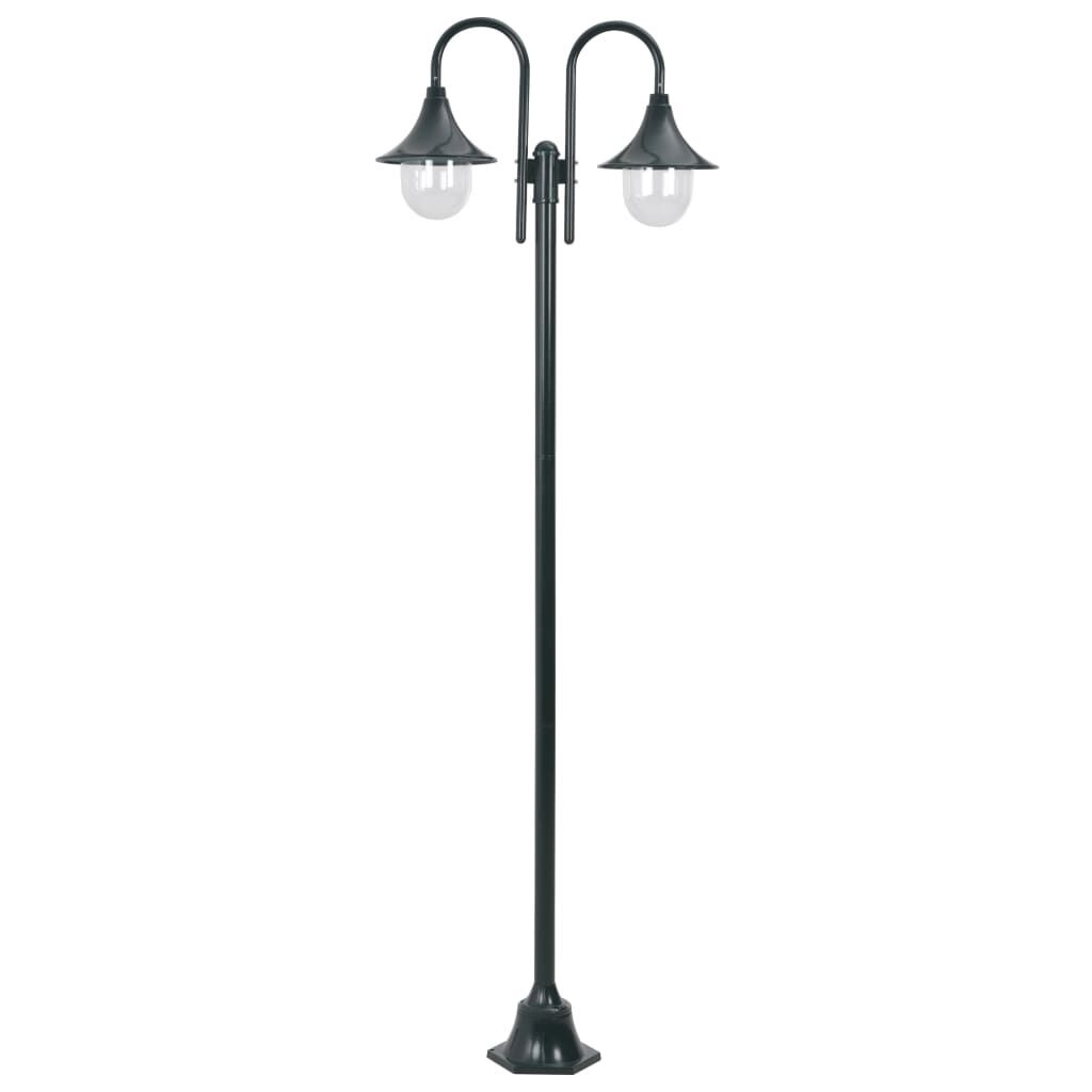VidaXL Paalverlichting Tuin 220cm Donkergroen Aluminium - 61% Korting!
