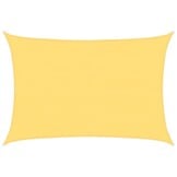 vidaXL Zonnezeil 160 g/m² 4x5 m HDPE beige